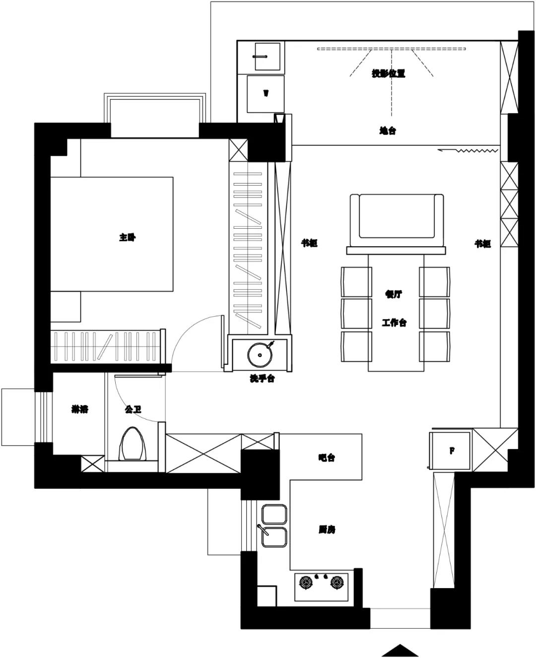 户型方正，每个房间布局规则，空间利用率高，餐厅、厨房动线清晰合理。