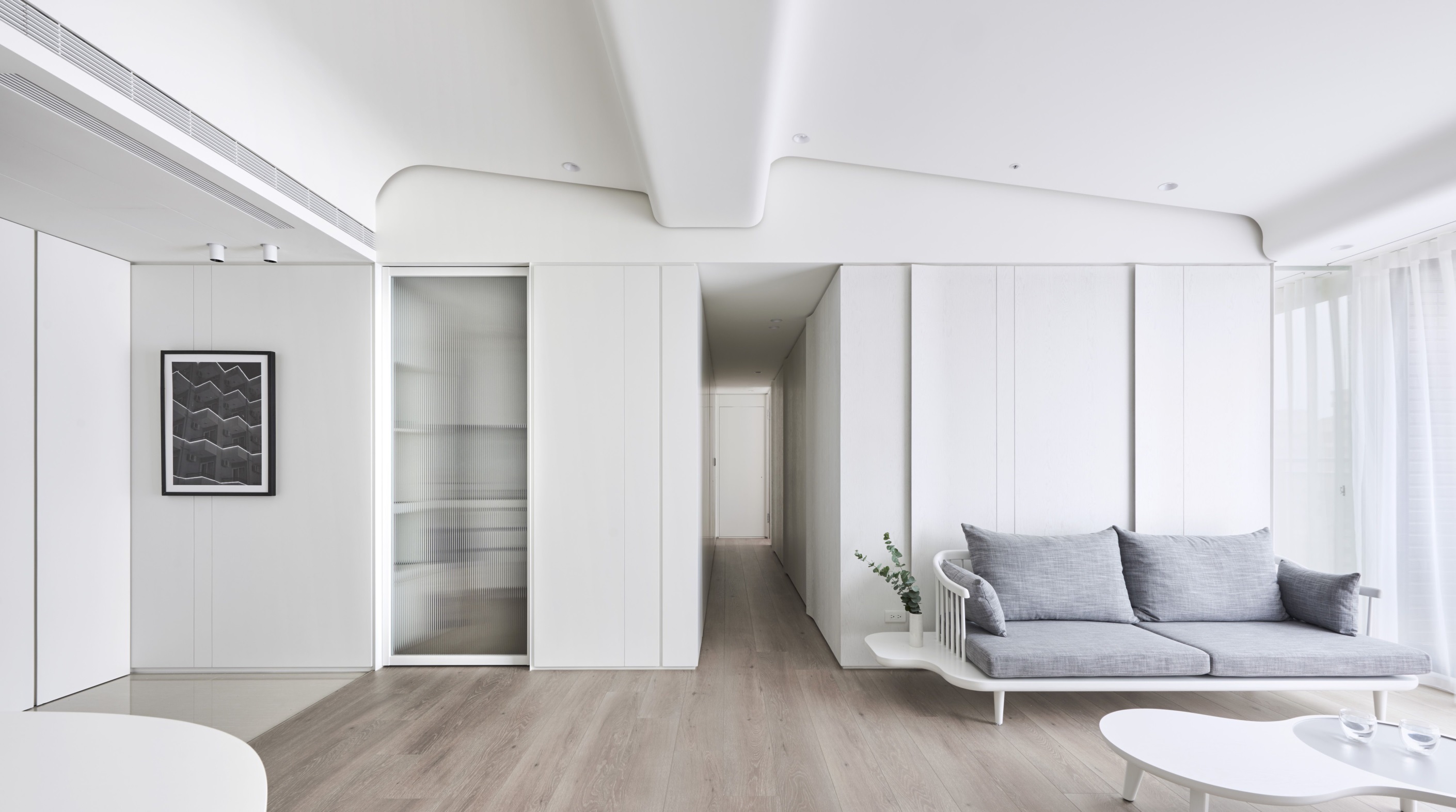 简约装修案例全国未来金茂府三居室90平米装修效果图