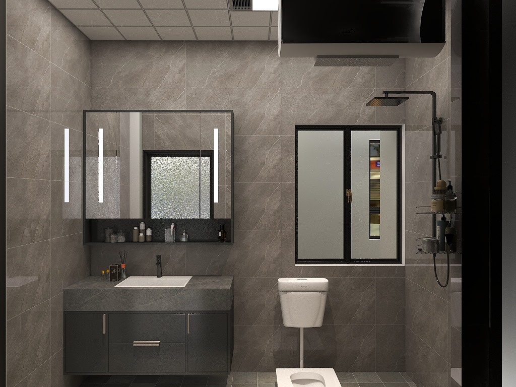 卫生间采用干湿分离设计，赋予了空间简净而通透的气质，彰显设计美学。