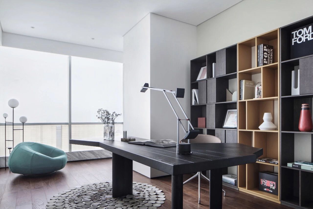 现代装修案例全国西山上品湾moma三居室120平米装修效果图