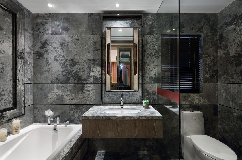 卫浴空间通过干湿分离来丰富空间层次，布局明朗，生活高效便捷。