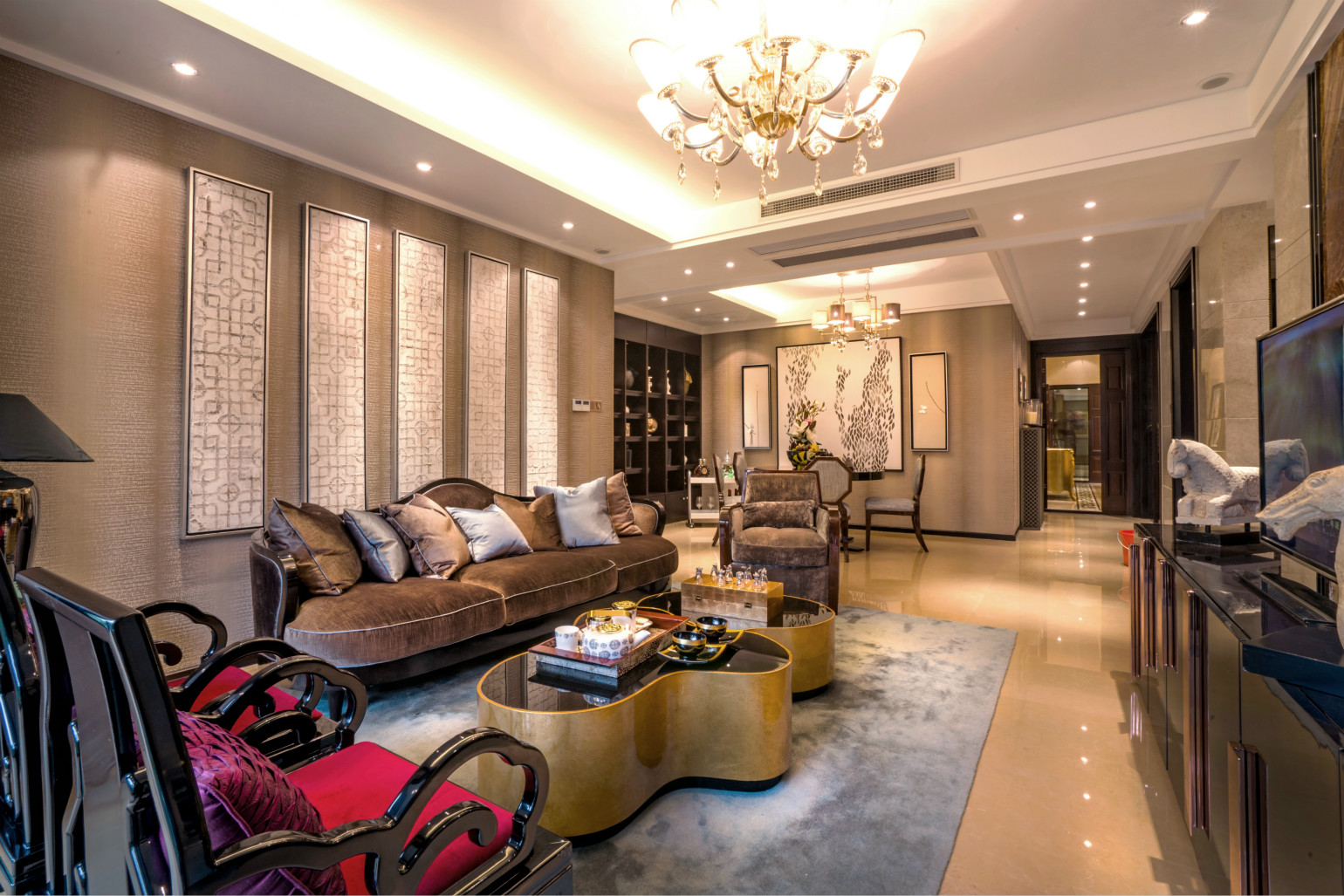 现代的生活元素，营造清新优雅的家居氛围。