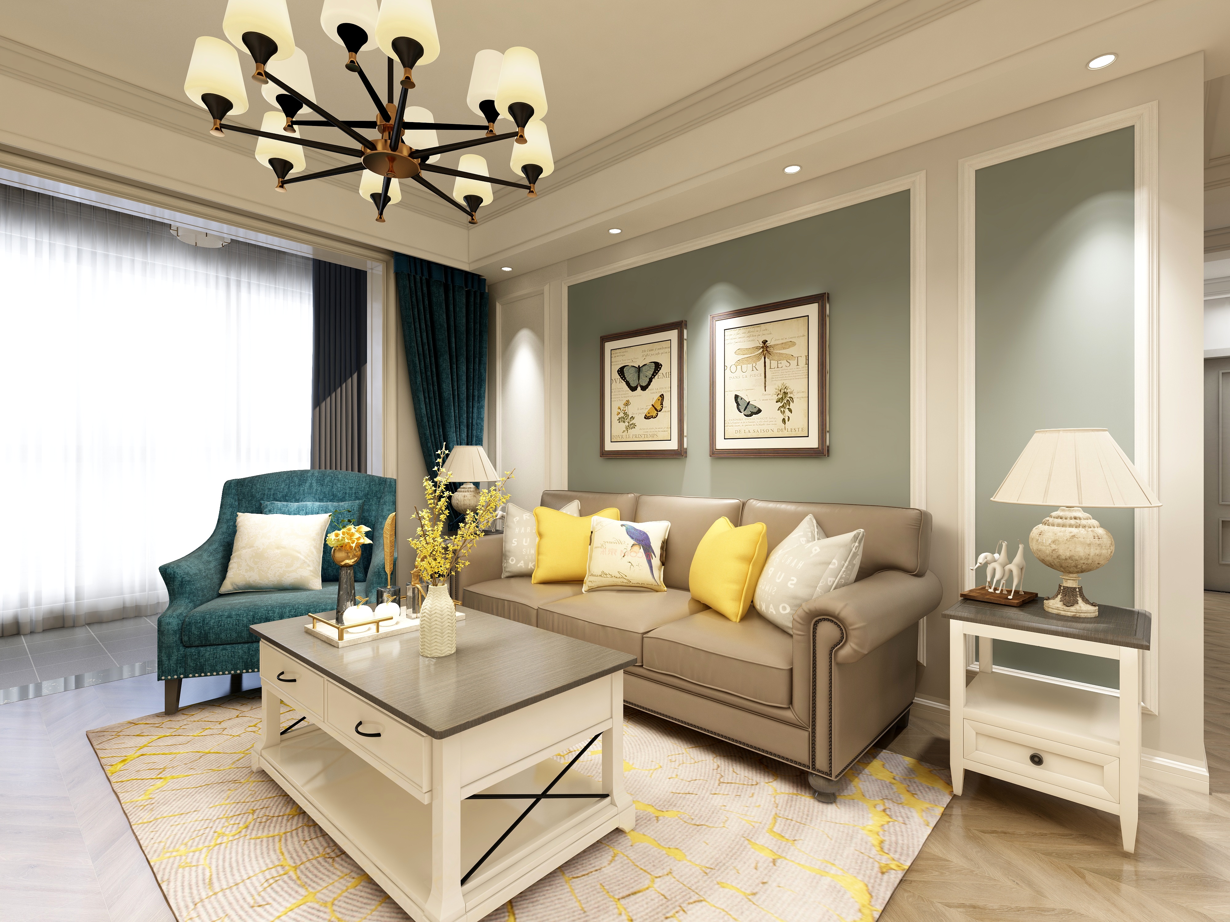 全屋整装室内装修效果图大全 - 爱空间装修网